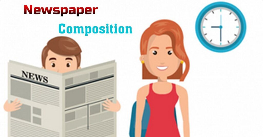 newspaper composition